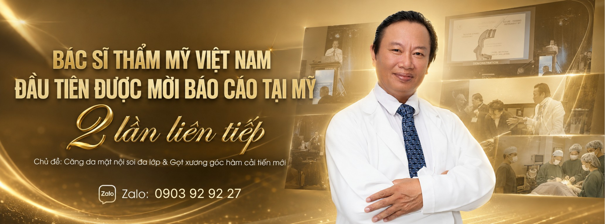 bs. Duy Thện căng da mặt